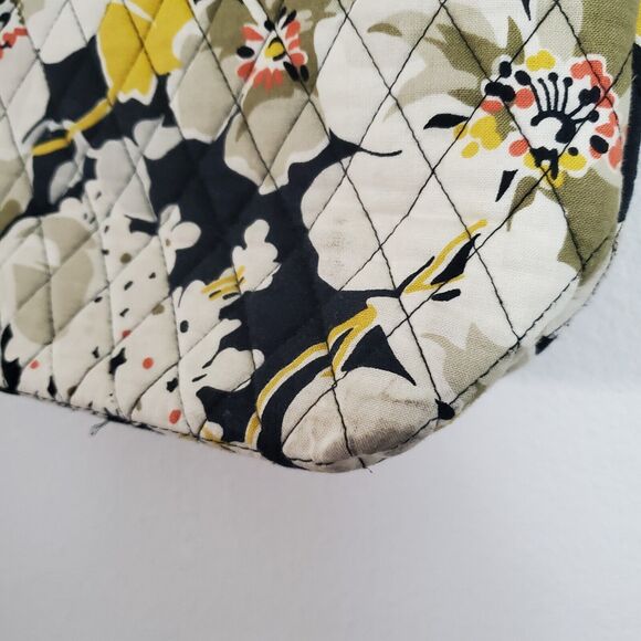 Vera Bradley Dogwood Medium Tote Yellow Floral Shoulder Bag Shopping Retired - Picture 7 of 11